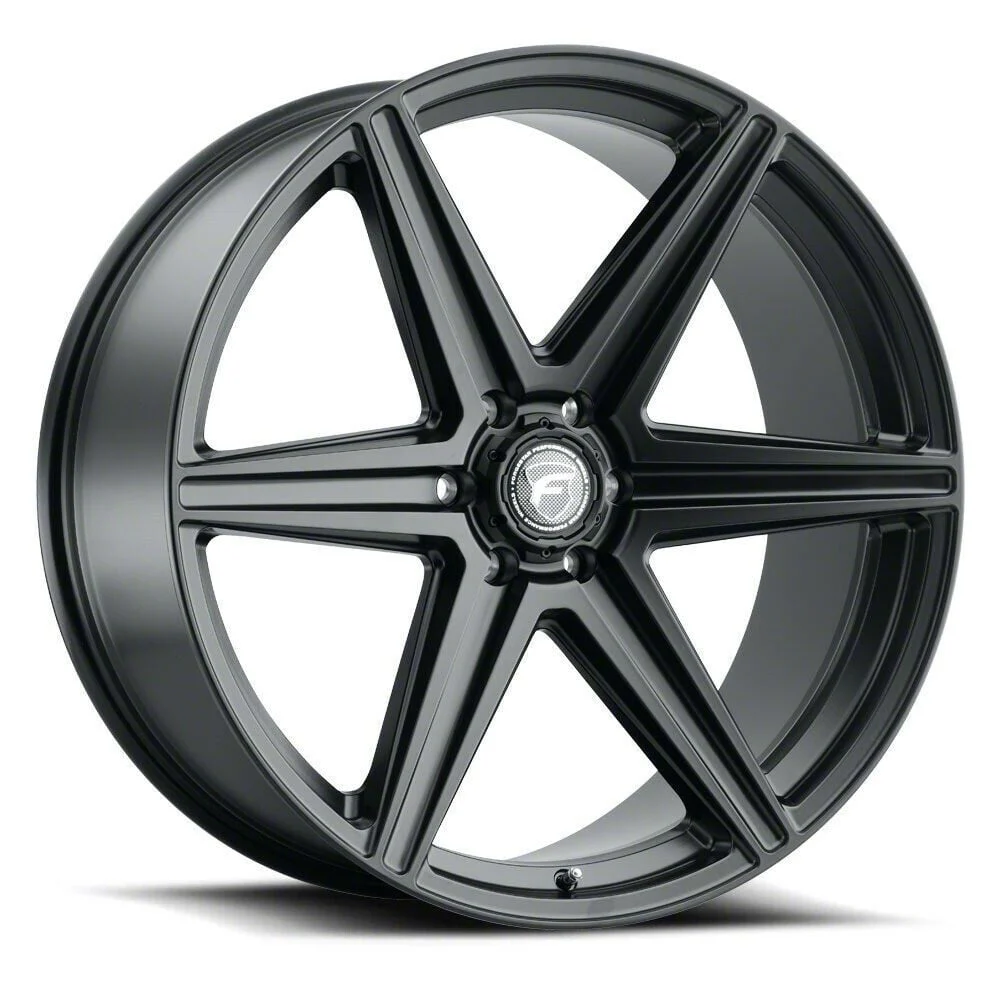 Forgestar X6 Satin Black 6-Lug Wheel; 24x10; 25mm Offset (21-26 F-150)