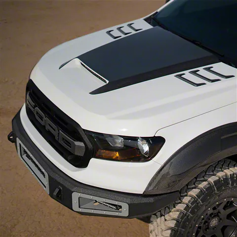 V2 Ram Air Hood; Unpainted (19-23 Ranger)