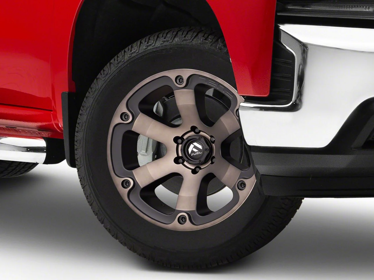 Fuel Wheels Beast Matte Black Machined with Dark Tint 6-Lug Wheel; 20x10; -18mm Offset (19-26 Silverado 1500)