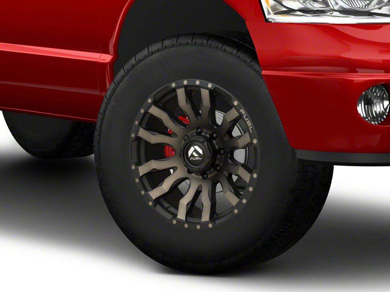 Fuel Wheels Blitz Matte Black Double Dark Tint 8-Lug Wheel; 18x9; -12mm Offset (03-09 RAM 2500)