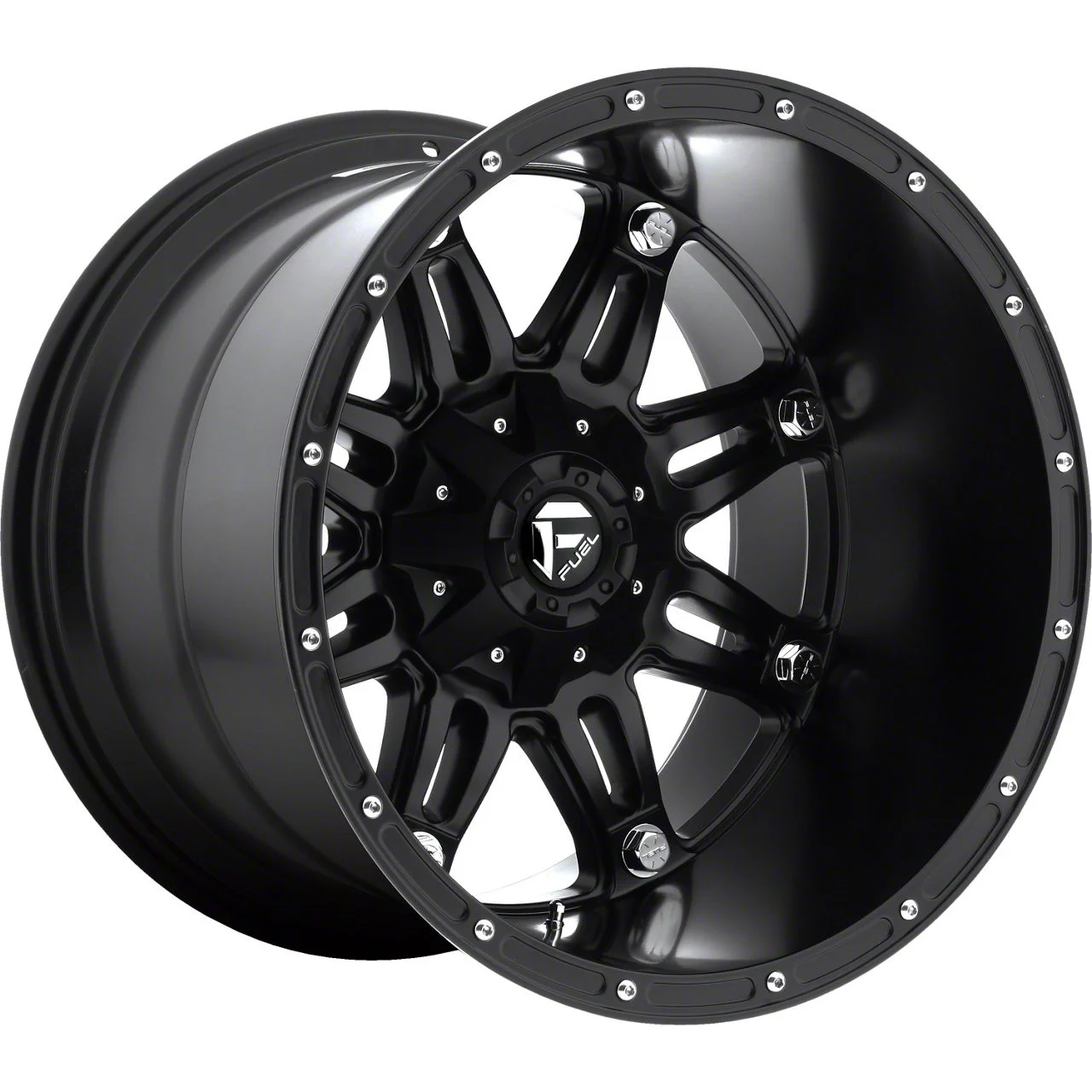 Fuel Wheels Hostage Matte Black 8-Lug Wheel; 20x14; -76mm Offset (03-09 RAM 2500)