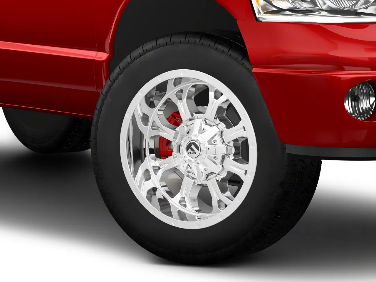 Fuel Wheels Sledge Gloss and Matte Black 8-Lug Wheel; 20x9; 1mm Offset (03-09 RAM 2500)