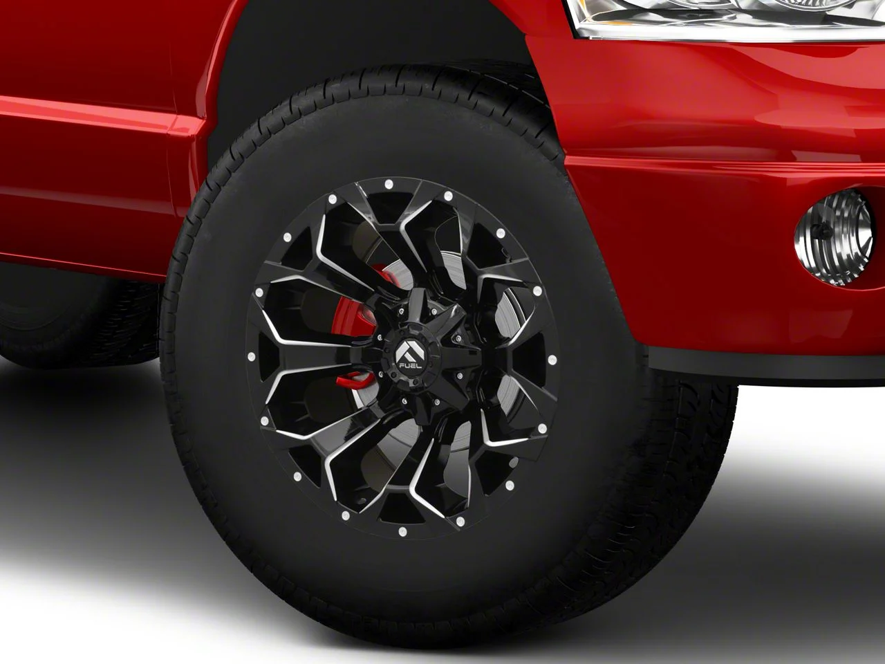 Fuel Wheels Assault Matte Black Milled 8-Lug Wheel; 18x9; 1mm Offset (03-09 RAM 3500 SRW)