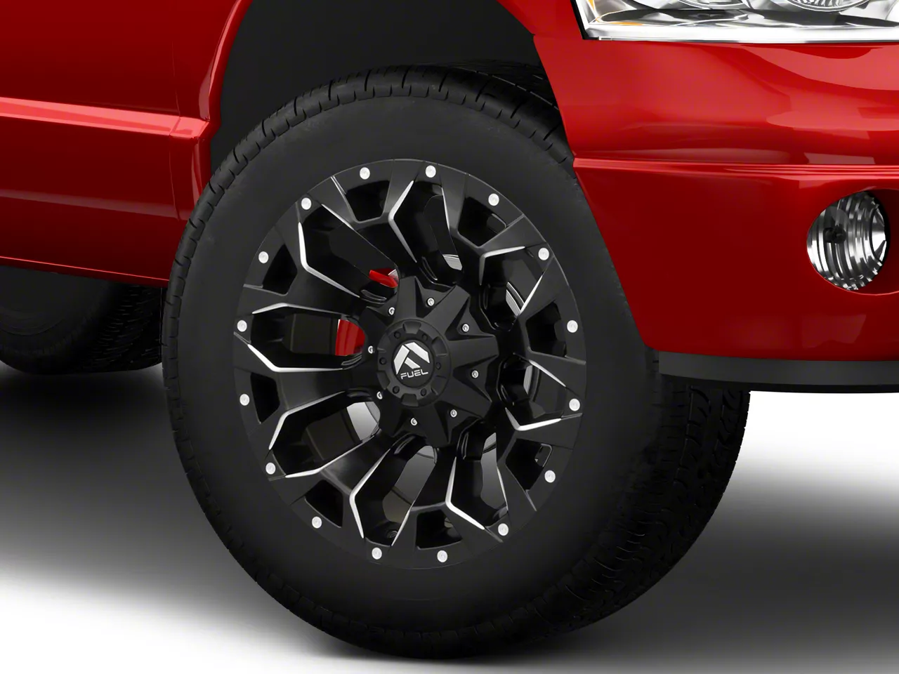 Fuel Wheels Assault Matte Black Milled 8-Lug Wheel; 20x9; 20mm Offset (03-09 RAM 3500 SRW)