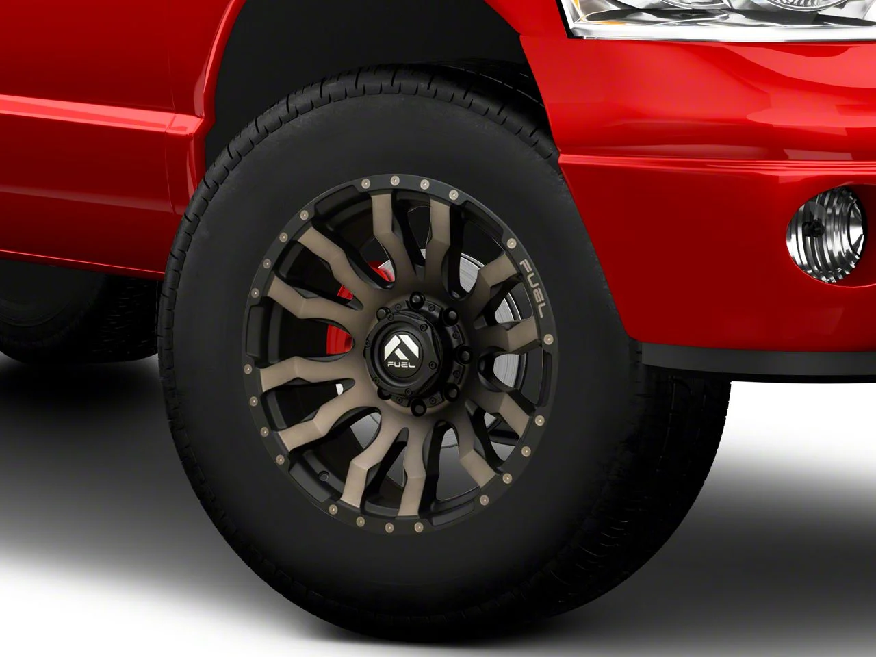 Fuel Wheels Blitz Matte Black Double Dark Tint 8-Lug Wheel; 18x9; -12mm Offset (03-09 RAM 3500 SRW)