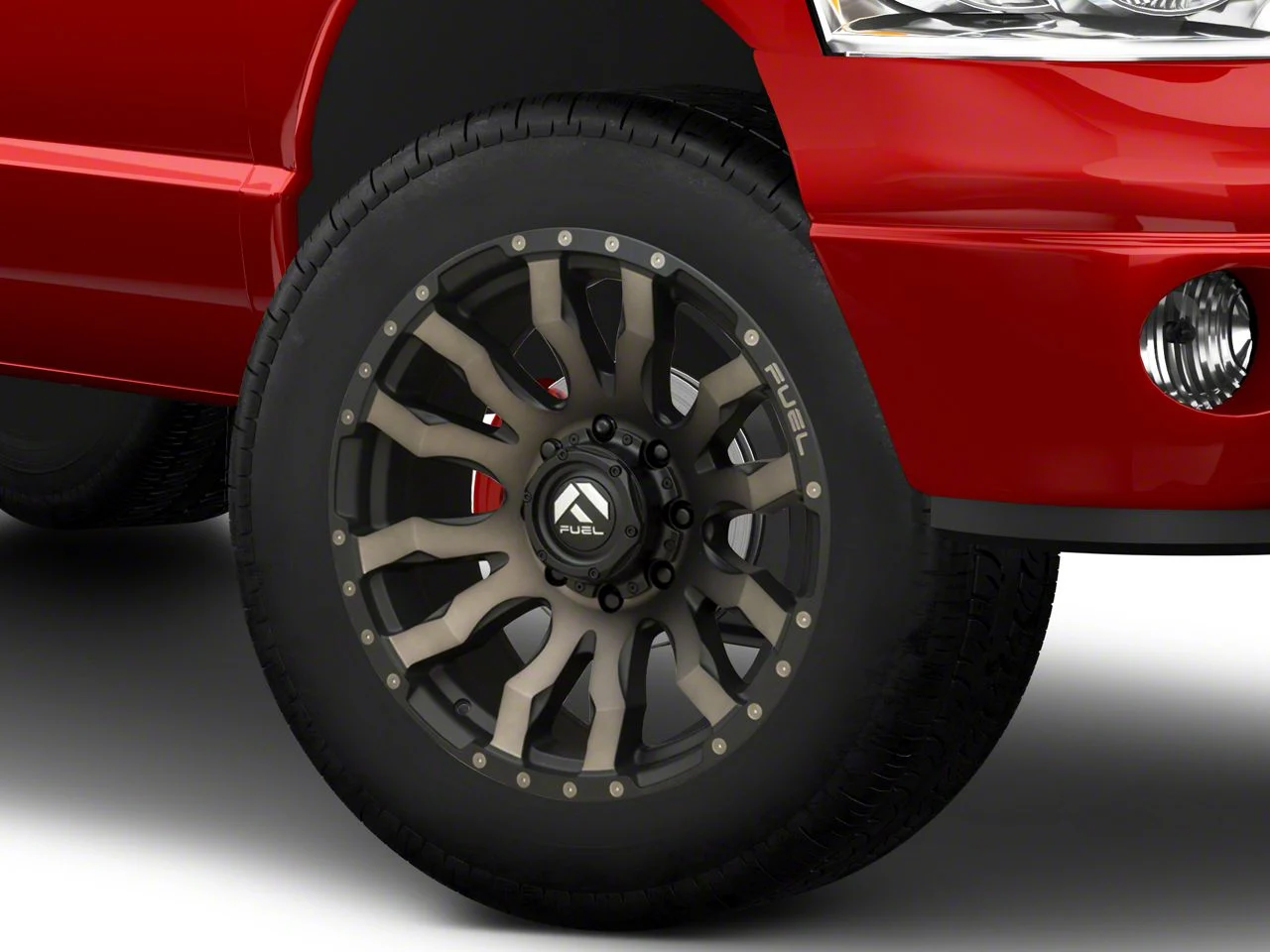 Fuel Wheels Blitz Matte Black Double Dark Tint 8-Lug Wheel; 20x9; 1mm Offset (03-09 RAM 3500 SRW)