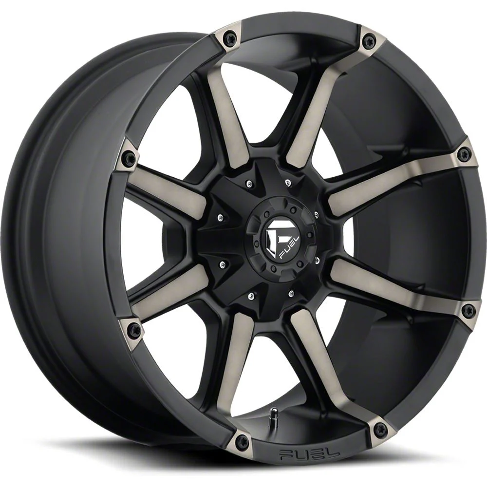 Fuel Wheels Coupler Matte Black Double Dark Tint 8-Lug Wheel; 20x9; 1mm Offset (03-09 RAM 3500 SRW)