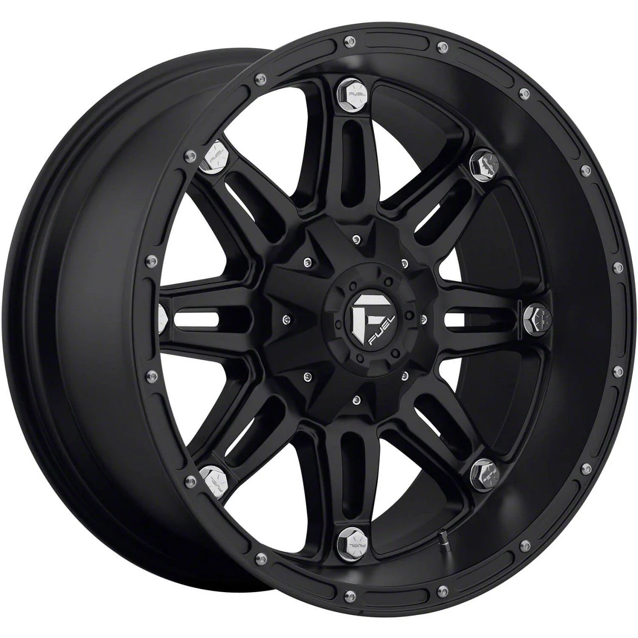 Fuel Wheels Hostage Matte Black 8-Lug Wheel; 20x10; -18mm Offset (03-09 RAM 3500 SRW)