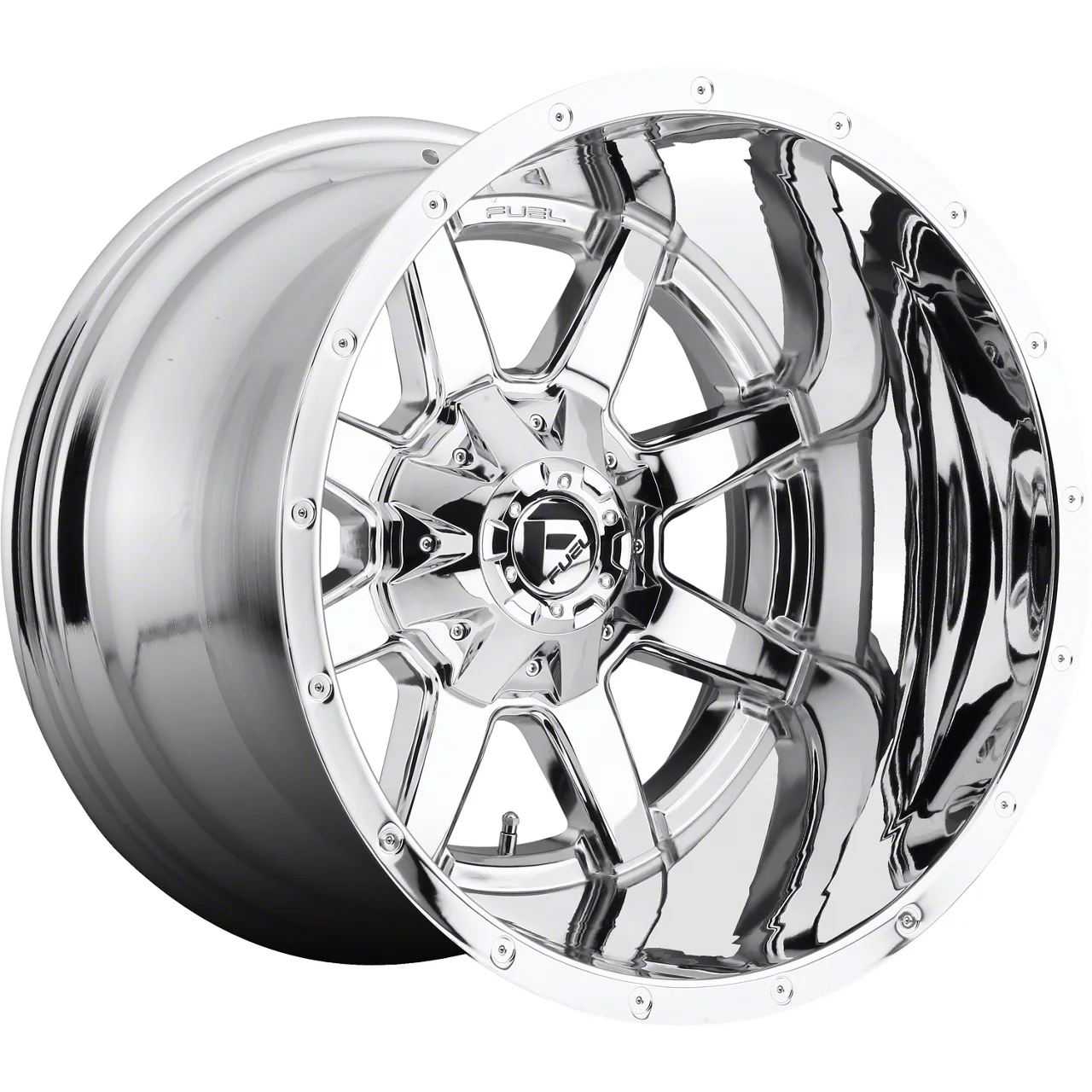 Fuel Wheels Maverick Chrome 8-Lug Wheel; 20x14; -76mm Offset (03-09 RAM 3500 SRW)