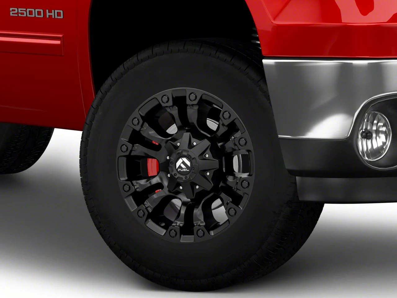Fuel Wheels Vapor Matte Black 8-Lug Wheel; 18x9; -12mm Offset (11-14 Sierra 2500 HD)