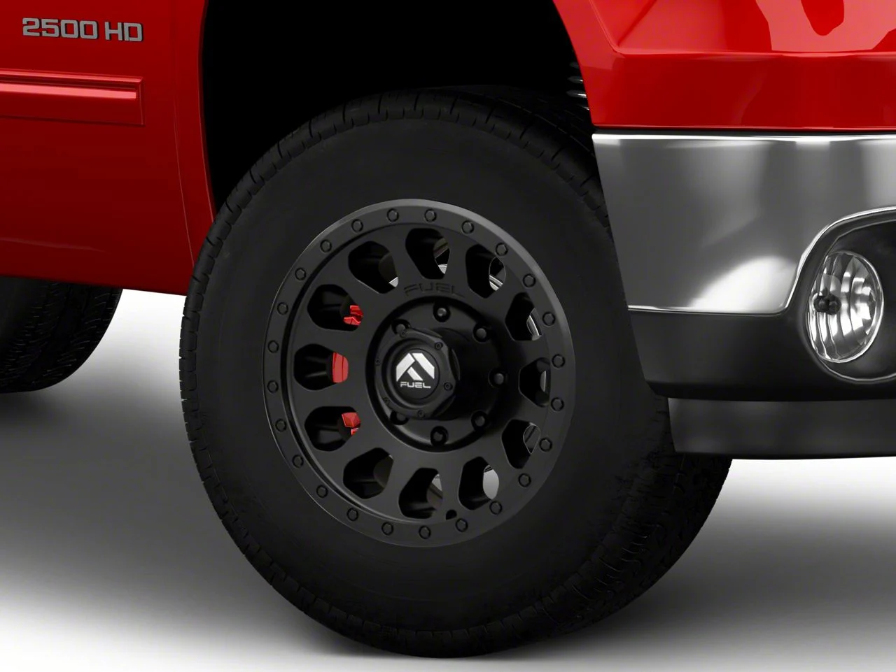 Fuel Wheels Vector Matte Black 8-Lug Wheel; 18x9; 20mm Offset (11-14 Sierra 2500 HD)