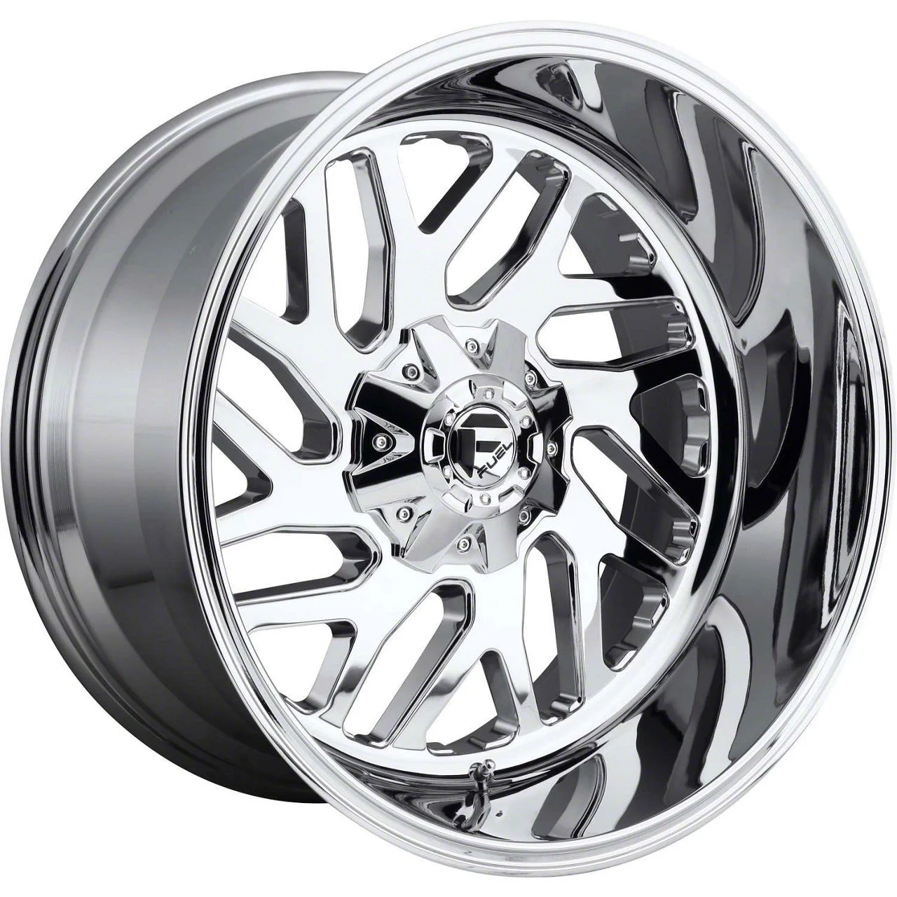 Fuel Wheels Triton Chrome 8-Lug Wheel; 20x12; -43mm Offset (11-14 Silverado 3500 HD SRW)
