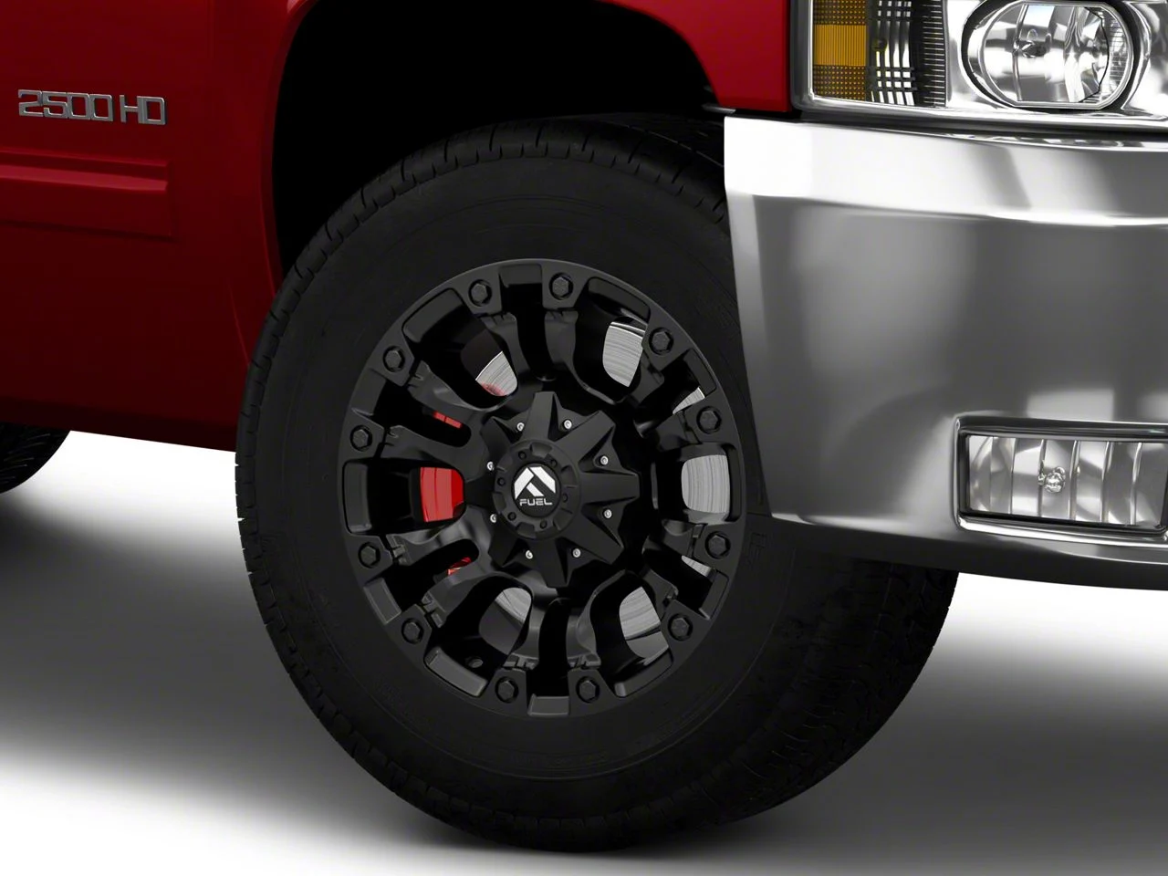 Fuel Wheels Vapor Matte Black 8-Lug Wheel; 18x9; 20mm Offset (11-14 Silverado 3500 HD SRW)