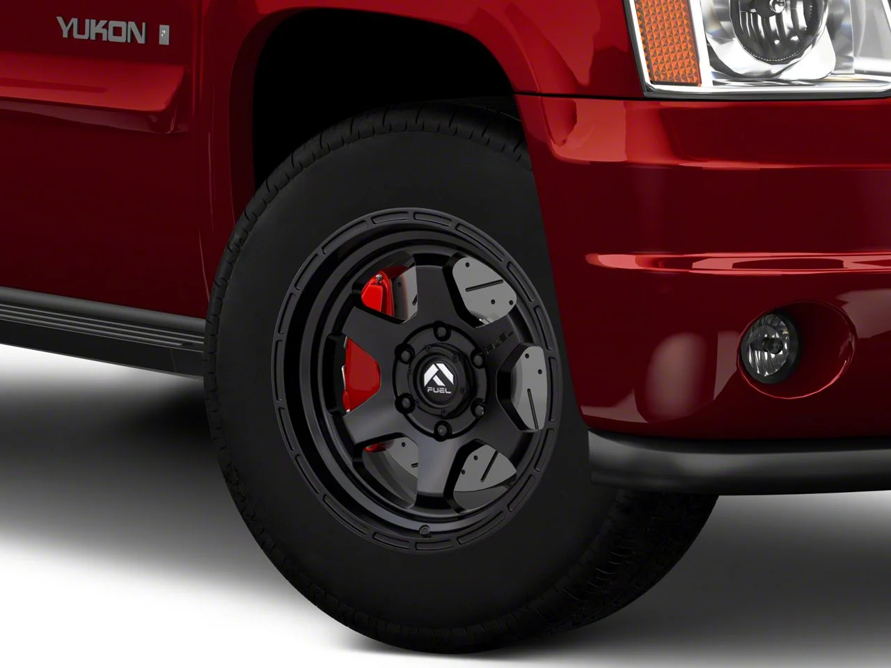 Fuel Wheels Shok Matte Black 6-Lug Wheel; 18x9; -12mm Offset (07-14 Yukon)