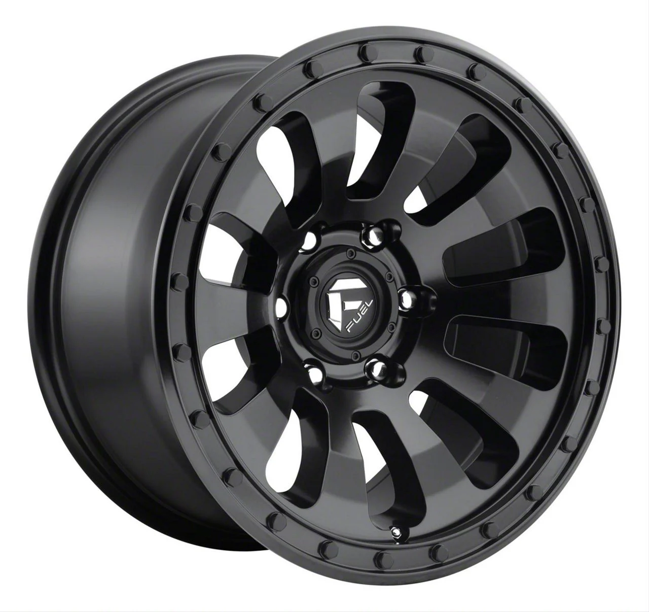 Fuel Wheels Tactic Matte Black 6-Lug Wheel; 20x9; 1mm Offset (07-14 Yukon)