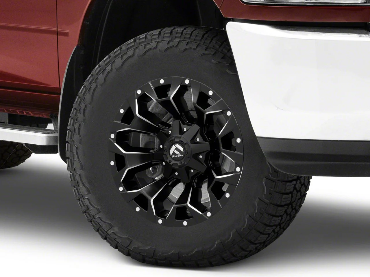 Fuel Wheels Assault Matte Black Milled 8-Lug Wheel; 18x9; -12mm Offset (10-18 RAM 2500)