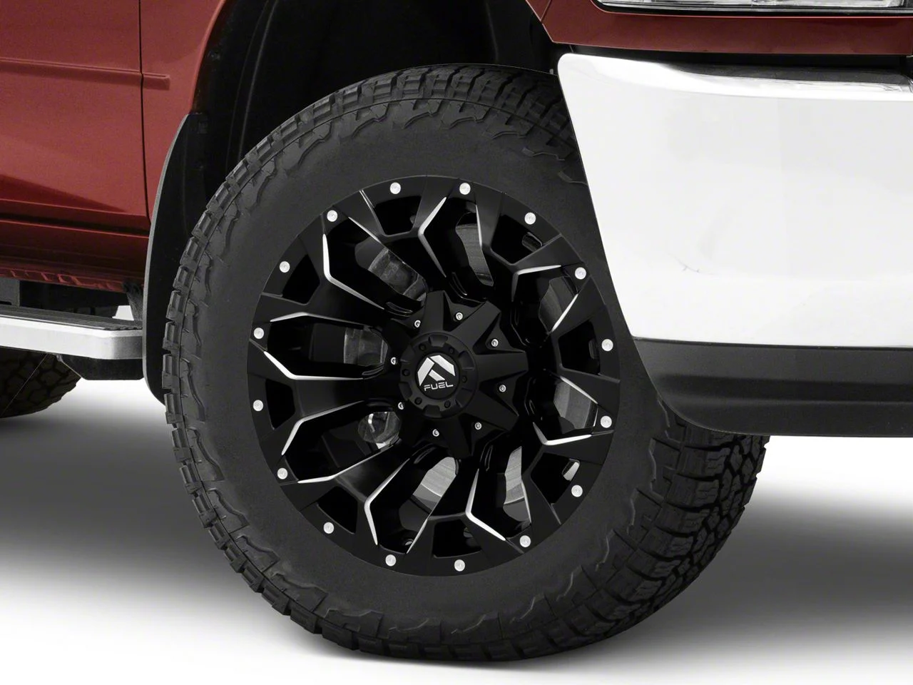Fuel Wheels Assault Matte Black Milled 8-Lug Wheel; 20x9; 20mm Offset (10-18 RAM 2500)