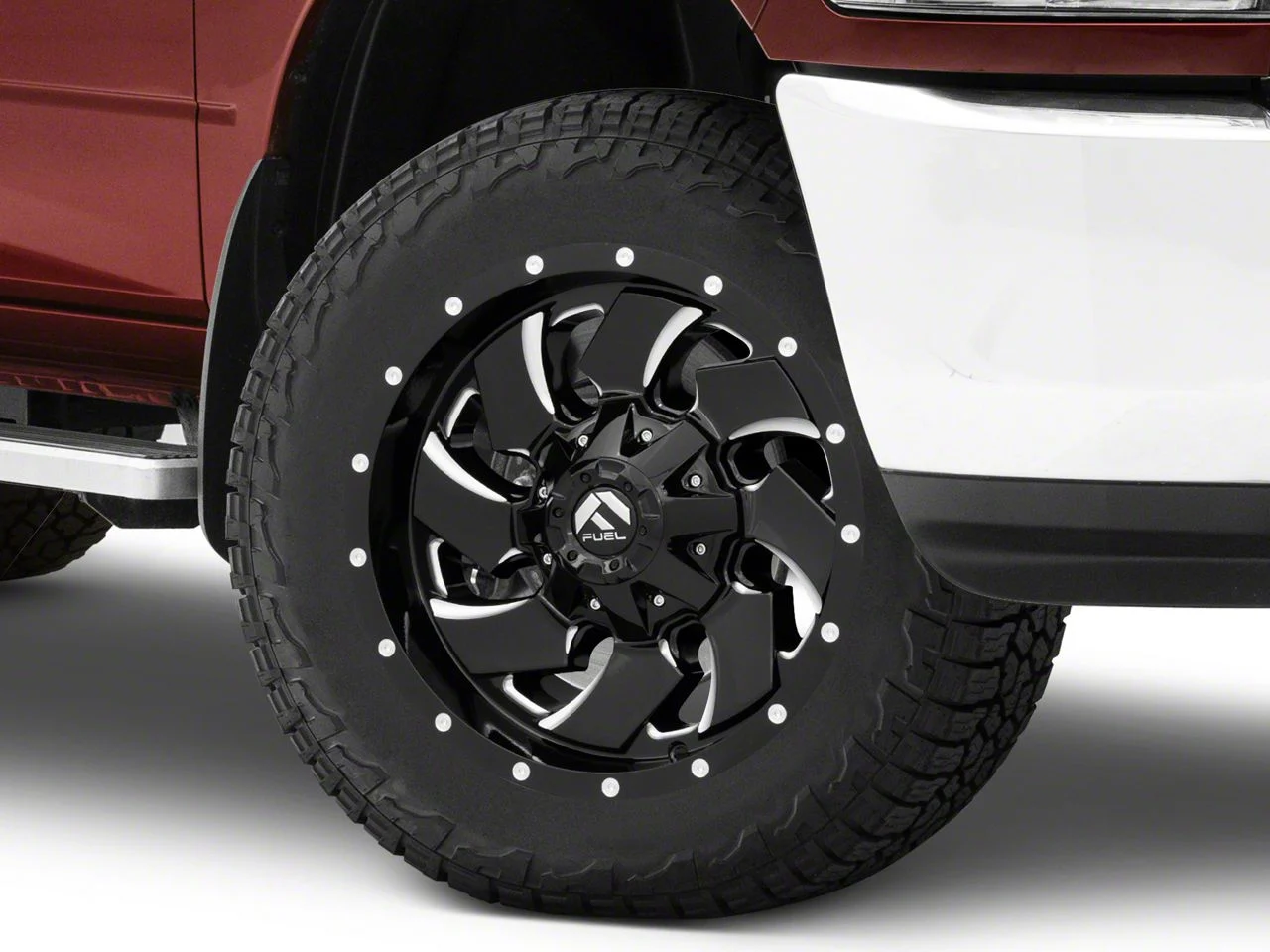 Fuel Wheels Cleaver Gloss Black Milled 8-Lug Wheel; 20x9; 1mm Offset (10-18 RAM 2500)