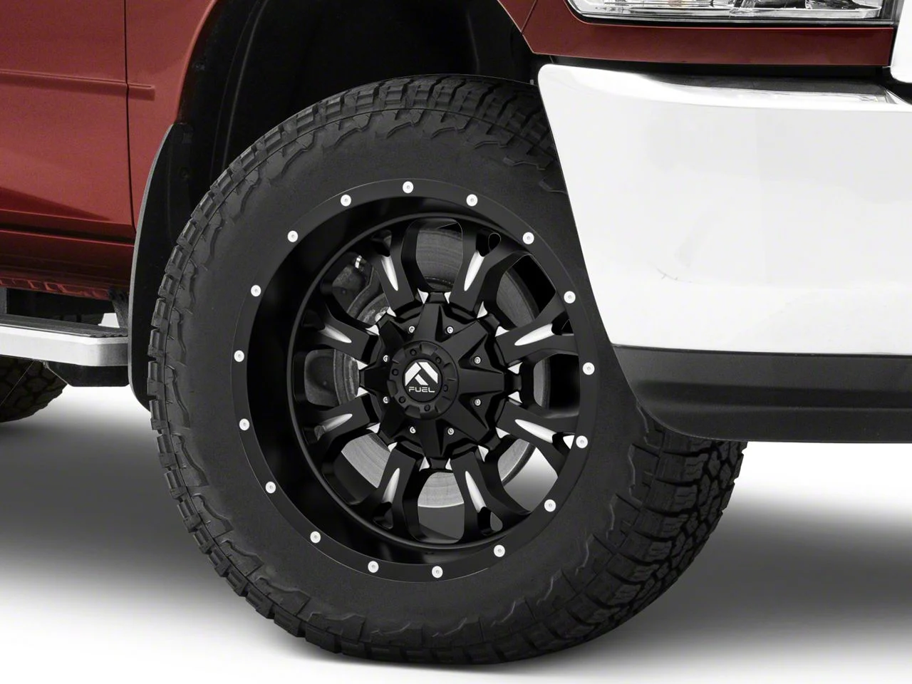 Fuel Wheels Krank Matte Black Milled 8-Lug Wheel; 20x9; 1mm Offset (10-18 RAM 2500)
