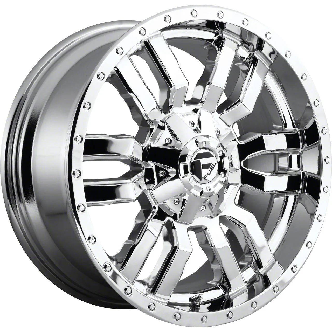 Fuel Wheels Sledge Chrome 8-Lug Wheel; 20x10; -18mm Offset (10-18 RAM 2500)