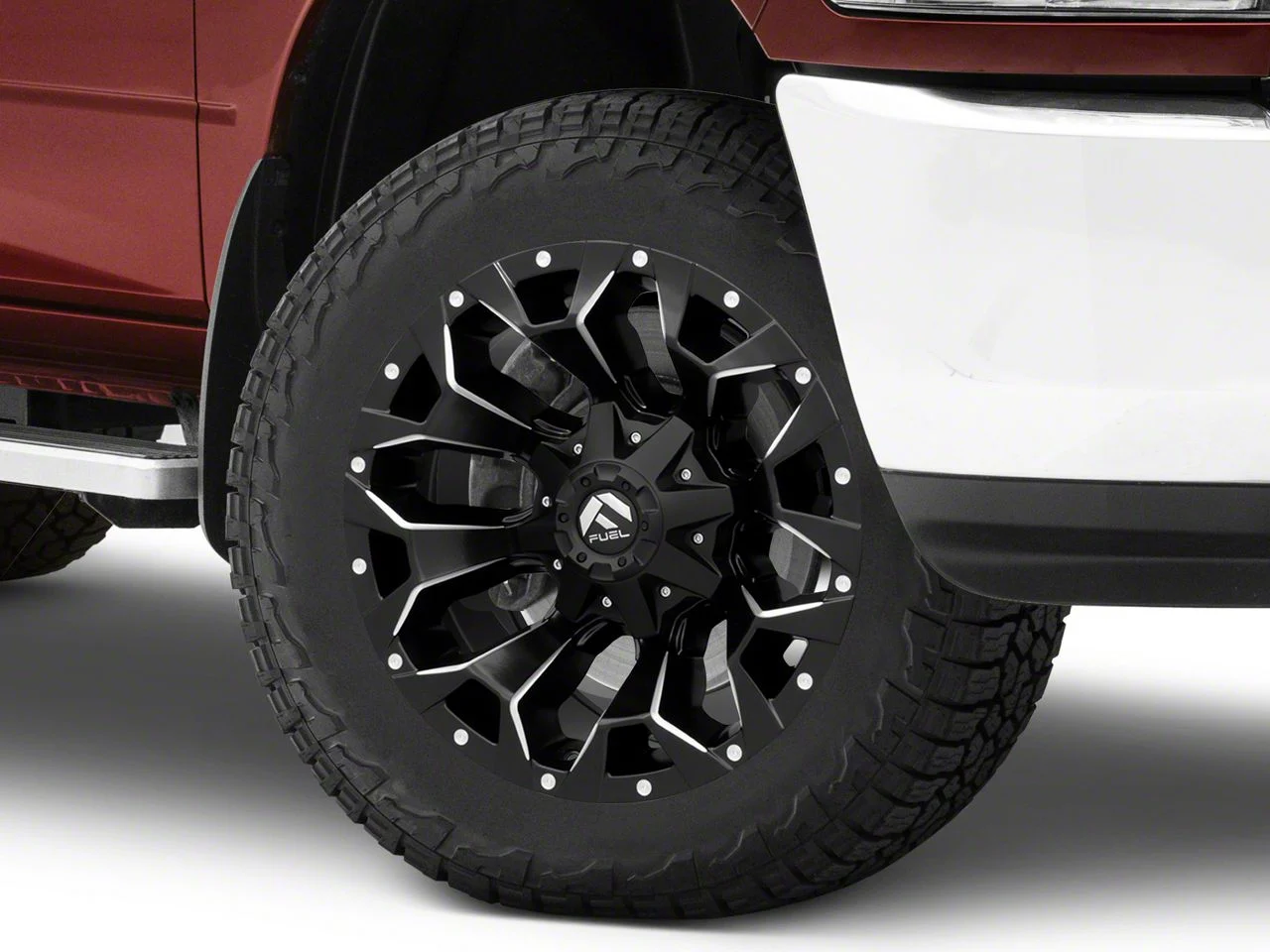 Fuel Wheels Assault Matte Black Milled 8-Lug Wheel; 20x9; 20mm Offset (10-18 RAM 3500 SRW)
