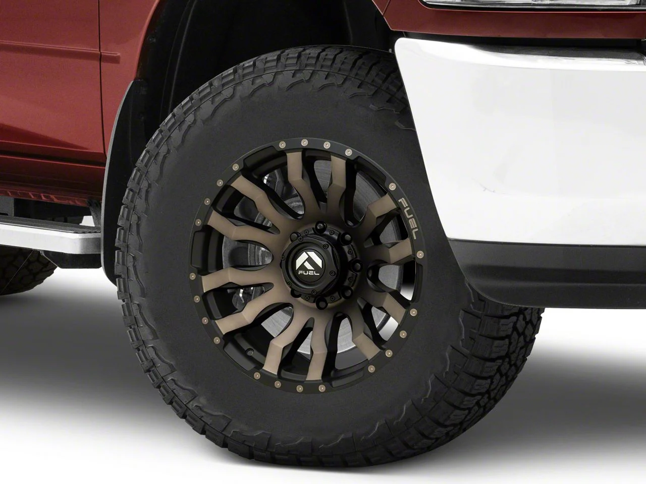 Fuel Wheels Blitz Matte Black Double Dark Tint 8-Lug Wheel; 18x9; 1mm Offset (10-18 RAM 3500 SRW)