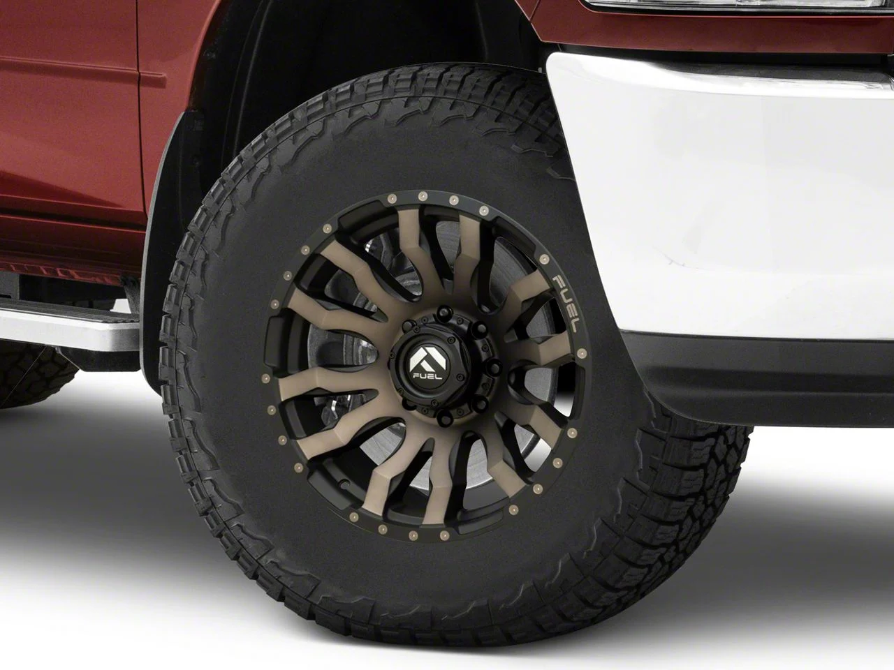 Fuel Wheels Blitz Matte Black Double Dark Tint 8-Lug Wheel; 18x9; 20mm Offset (10-18 RAM 3500 SRW)
