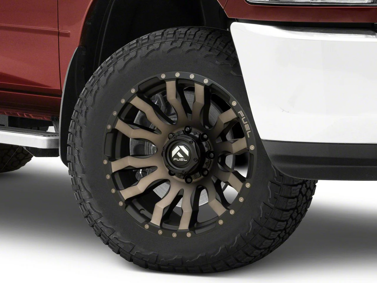 Fuel Wheels Blitz Matte Black Double Dark Tint 8-Lug Wheel; 20x9; 1mm Offset (10-18 RAM 3500 SRW)