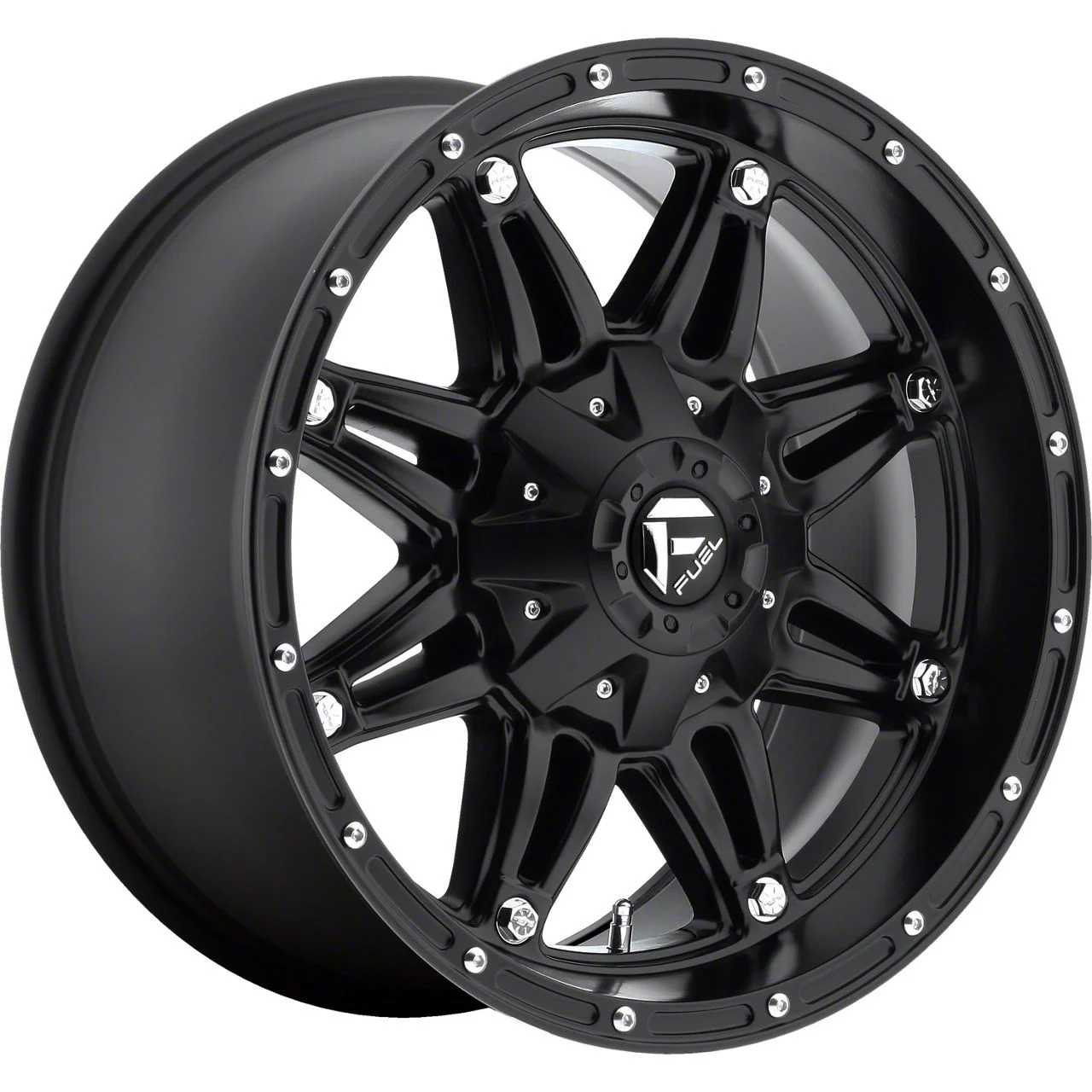 Fuel Wheels Hostage Matte Black 8-Lug Wheel; 18x9; 20mm Offset (10-18 RAM 3500 SRW)