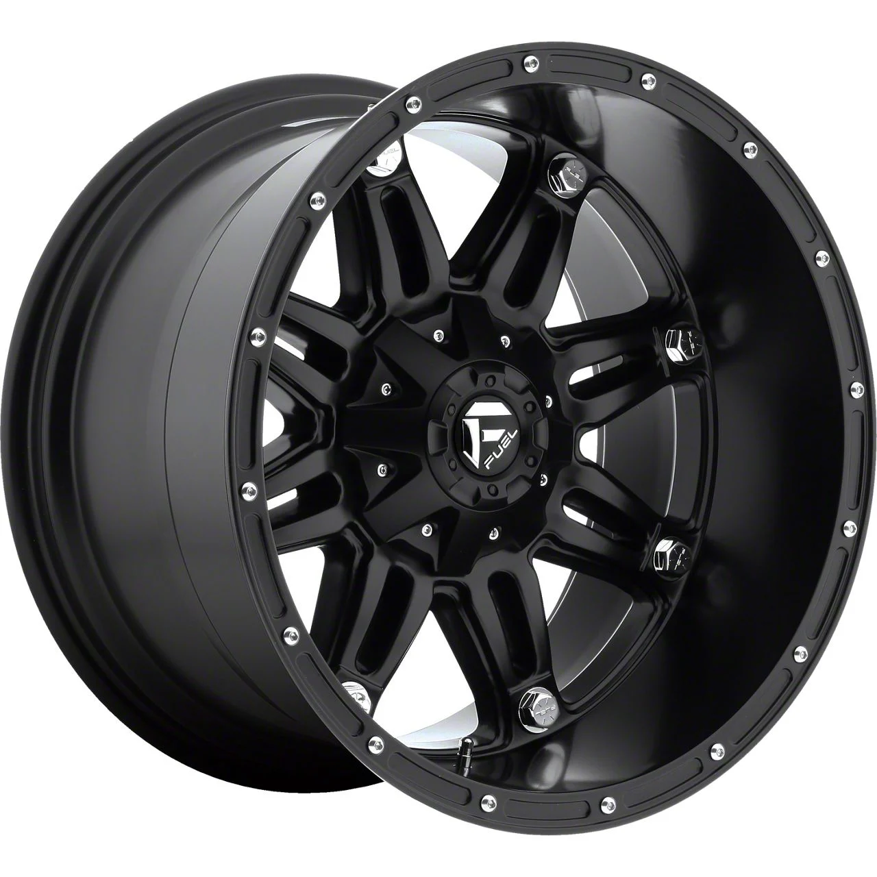 Fuel Wheels Hostage Matte Black 8-Lug Wheel; 20x12; -44mm Offset (10-18 RAM 3500 SRW)
