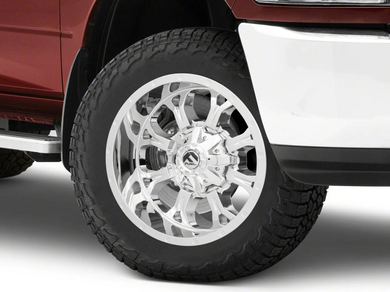 Fuel Wheels Krank Chrome 8-Lug Wheel; 20x10; -12mm Offset (10-18 RAM 3500 SRW)