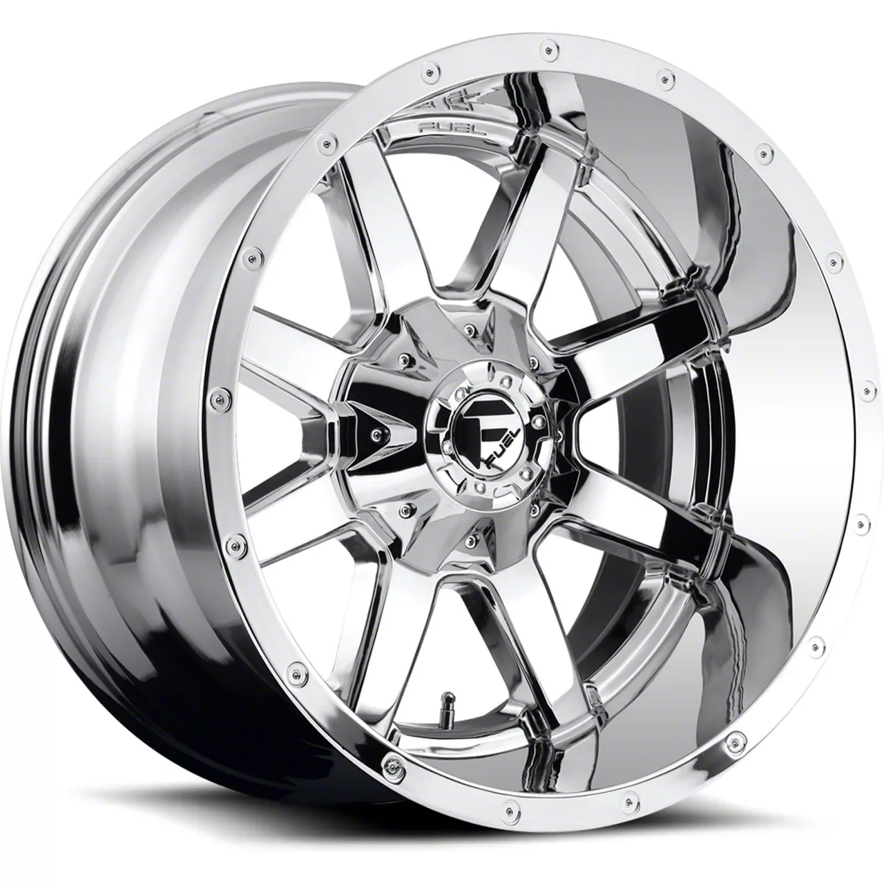 Fuel Wheels Maverick Chrome 8-Lug Wheel; 20x12; -44mm Offset (10-18 RAM 3500 SRW)