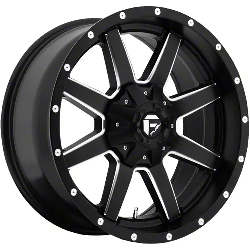 Fuel Wheels Maverick Matte Black Milled 8-Lug Wheel; 18x9; 20mm Offset (10-18 RAM 3500 SRW)