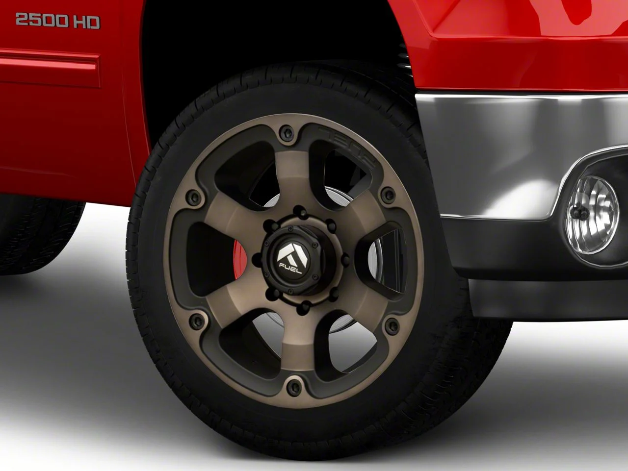 Fuel Wheels Beast Matte Black Double Dark Tint 8-Lug Wheel; 22x12; -44mm Offset (11-14 Sierra 2500 HD)
