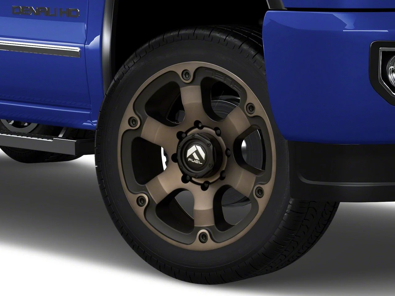 Fuel Wheels Beast Matte Black Double Dark Tint 8-Lug Wheel; 22x12; -44mm Offset (15-19 Sierra 2500 HD)
