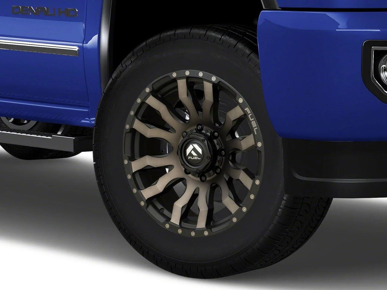 Fuel Wheels Blitz Matte Black Double Dark Tint 8-Lug Wheel; 20x9; 1mm Offset (15-19 Sierra 2500 HD)