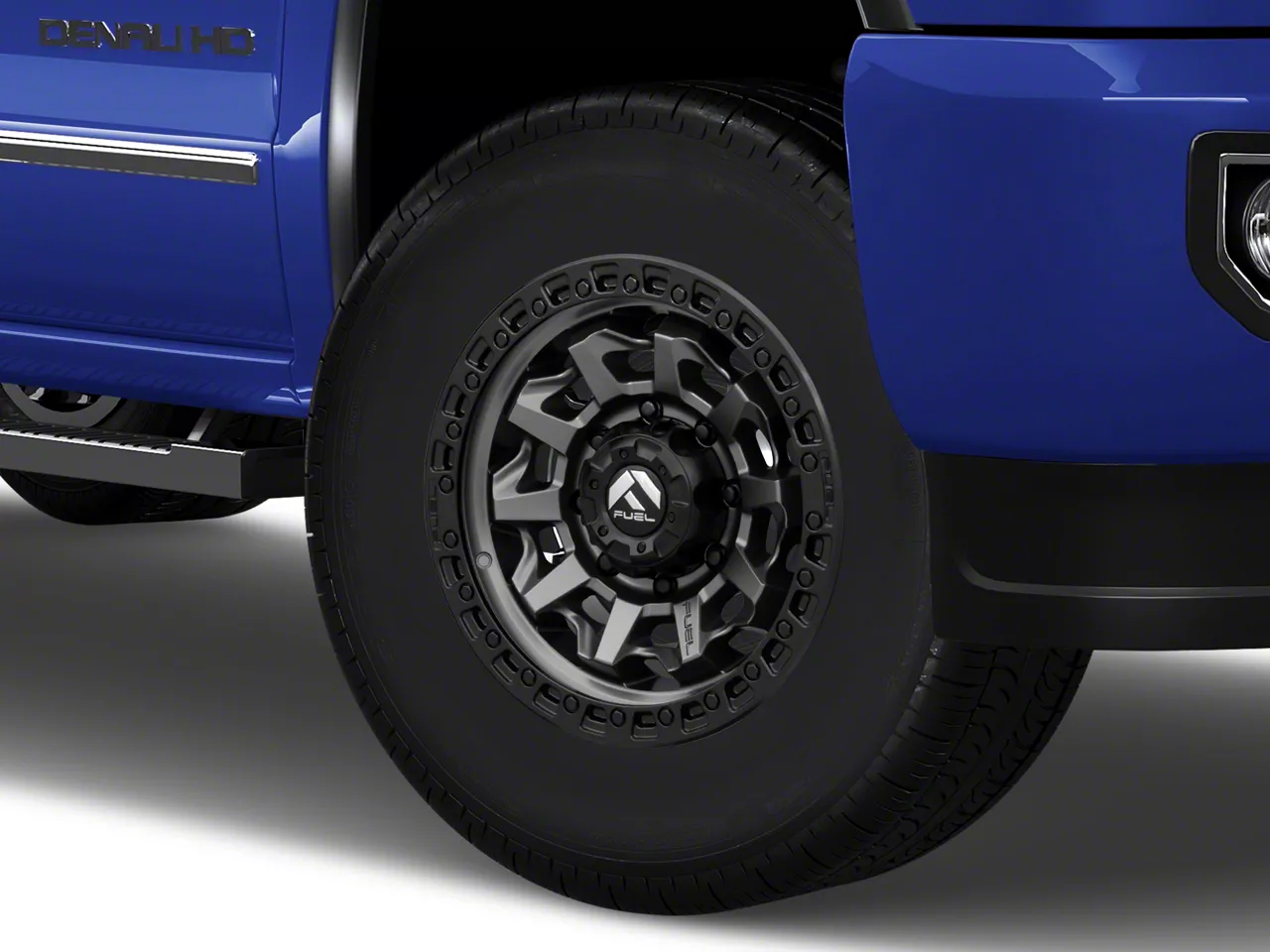 Fuel Wheels Covert Matte Gunmetal 8-Lug Wheel; 18x9; 1mm Offset (15-19 Sierra 2500 HD)