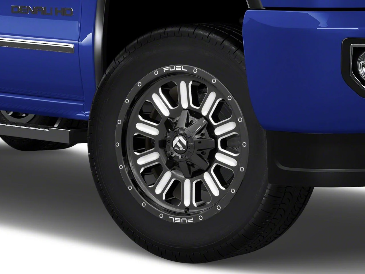 Fuel Wheels Hardline Gloss Black Milled 8-Lug Wheel; 20x10; -18mm Offset (15-19 Sierra 2500 HD)
