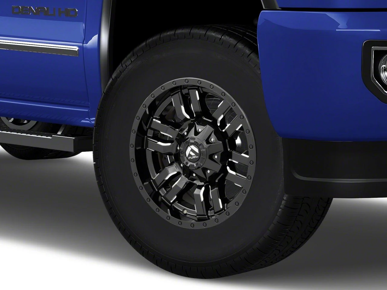 Fuel Wheels Sledge Gloss Black Milled 8-Lug Wheel; 18x9; 1mm Offset (15-19 Sierra 2500 HD)