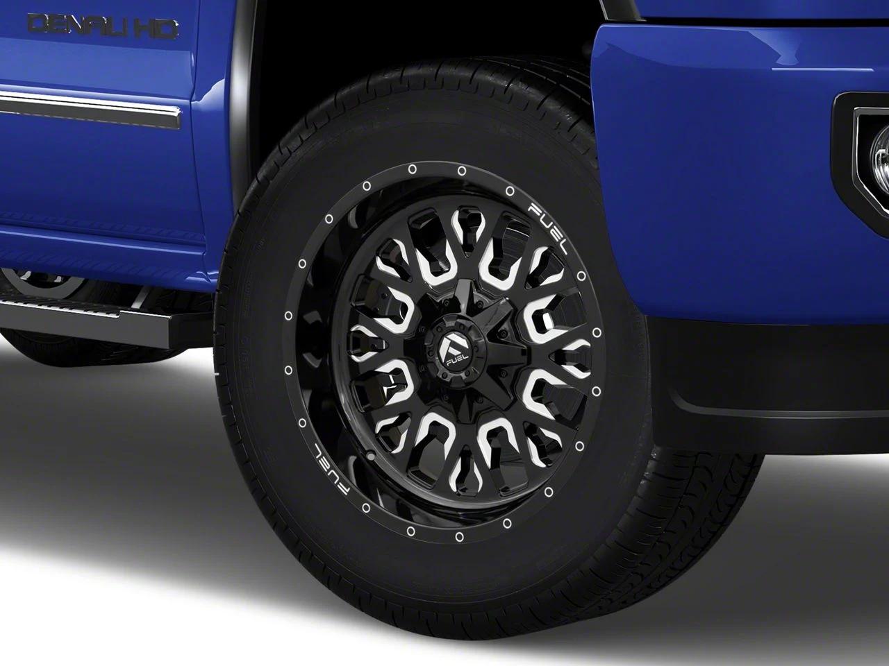 Fuel Wheels Stroke Gloss Black Milled 8-Lug Wheel; 20x10; -18mm Offset (15-19 Sierra 2500 HD)