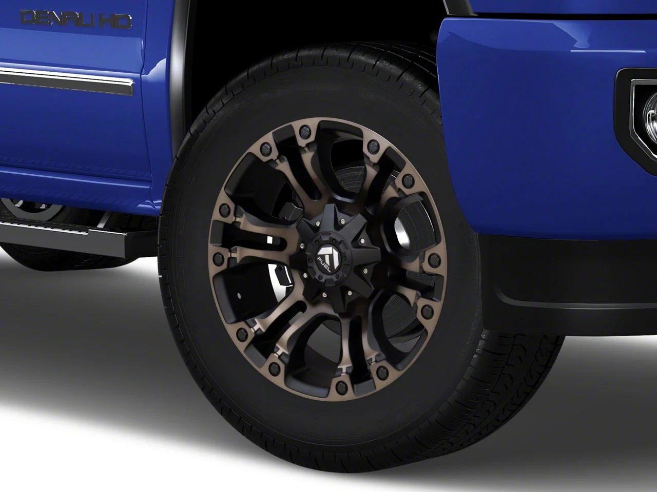 Fuel Wheels Vapor Matte Black Double Dark Tint 8-Lug Wheel; 20x9; 1mm Offset (15-19 Sierra 2500 HD)