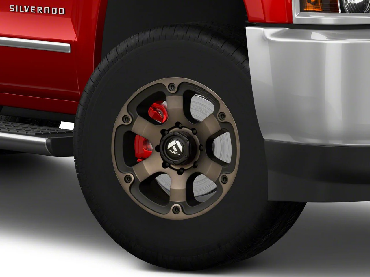 Fuel Wheels Beast Matte Black Double Dark Tint 8-Lug Wheel; 18x9; 1mm Offset (15-19 Silverado 2500 HD)