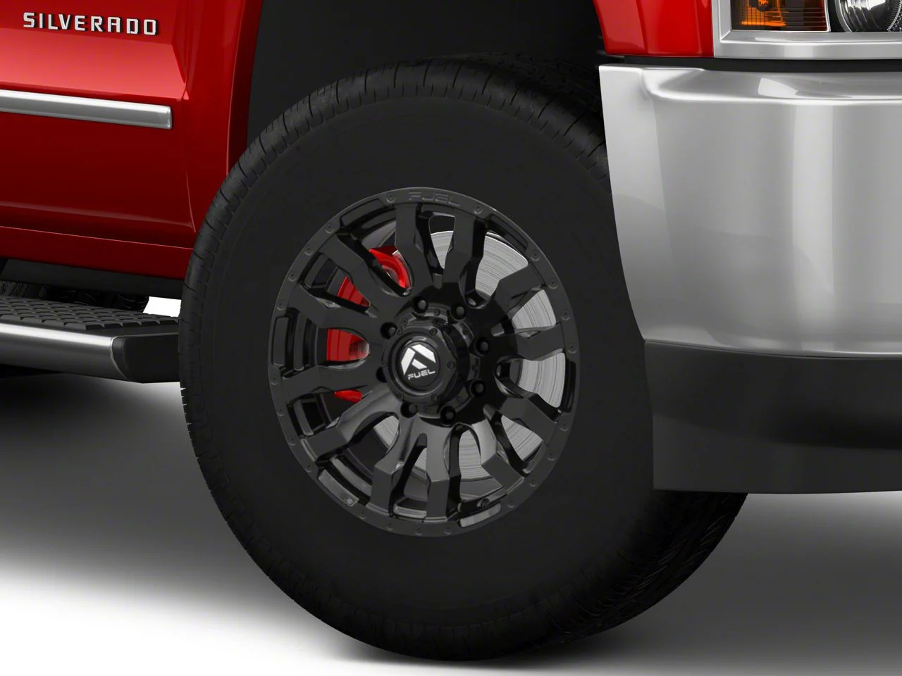 Fuel Wheels Blitz Gloss Black 8-Lug Wheel; 18x9; -12mm Offset (15-19 Silverado 2500 HD)
