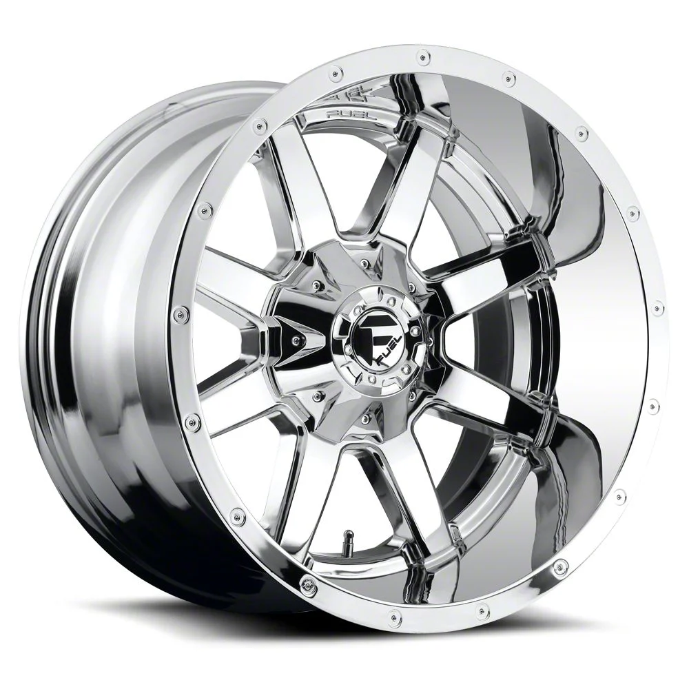 Fuel Wheels Maverick Chrome 8-Lug Wheel; 20x12; -44mm Offset (15-19 Silverado 2500 HD)