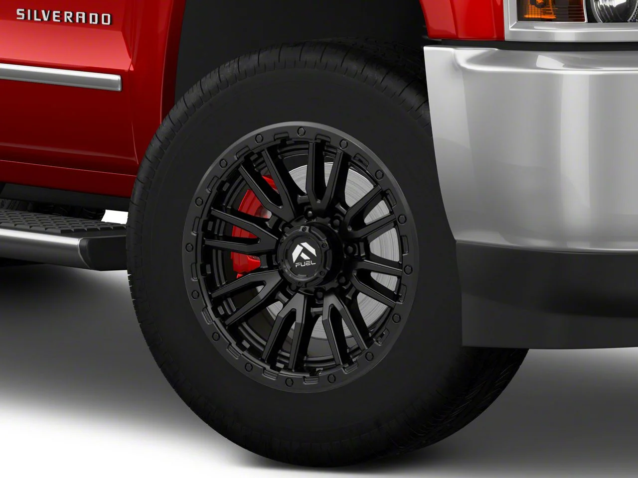 Fuel Wheels Rebel Matte Black 8-Lug Wheel; 20x9; 1mm Offset (15-19 Silverado 2500 HD)