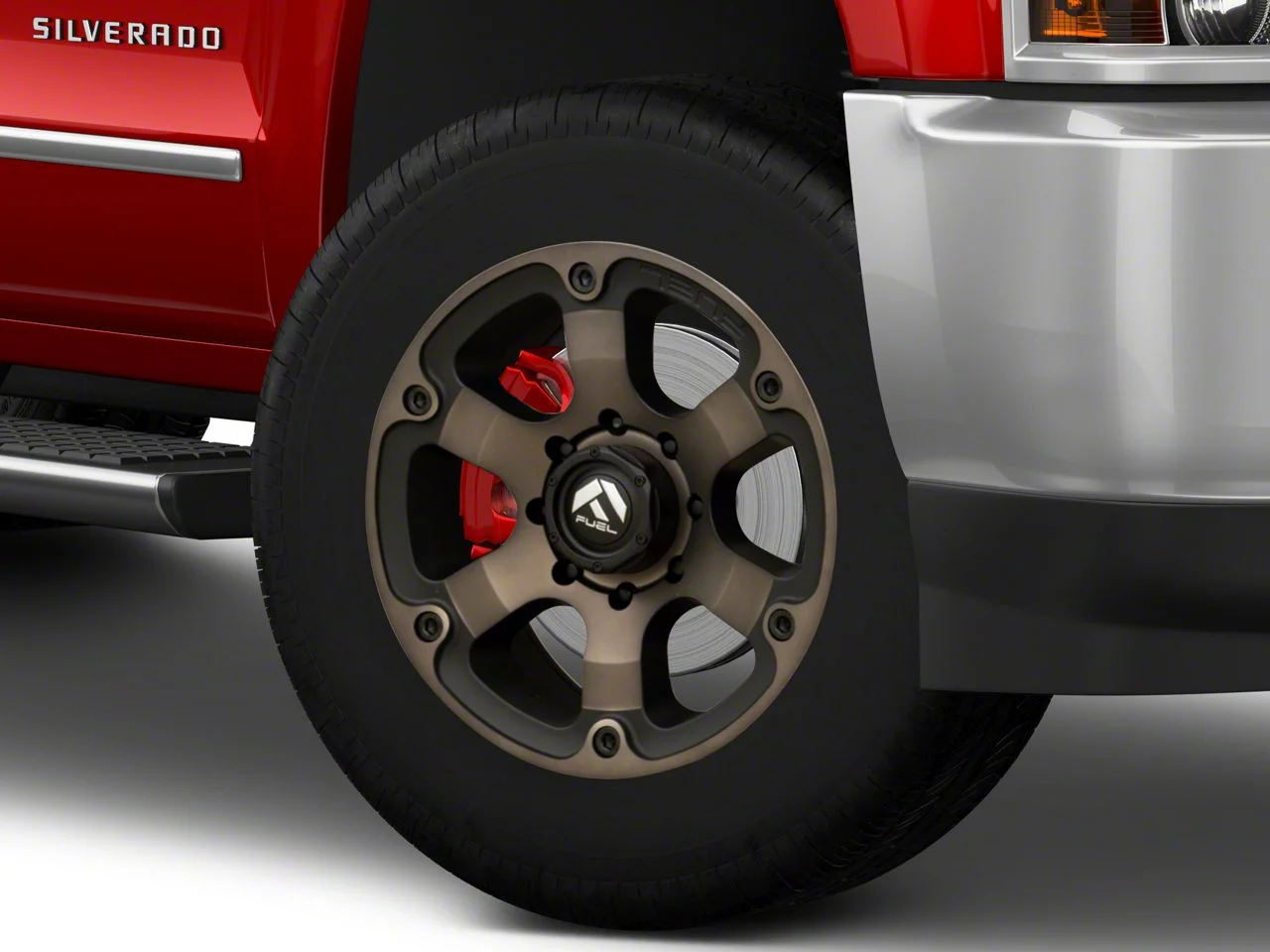 Fuel Wheels Beast Matte Black Double Dark Tint 8-Lug Wheel; 20x10; -18mm Offset (15-19 Silverado 3500 HD SRW)