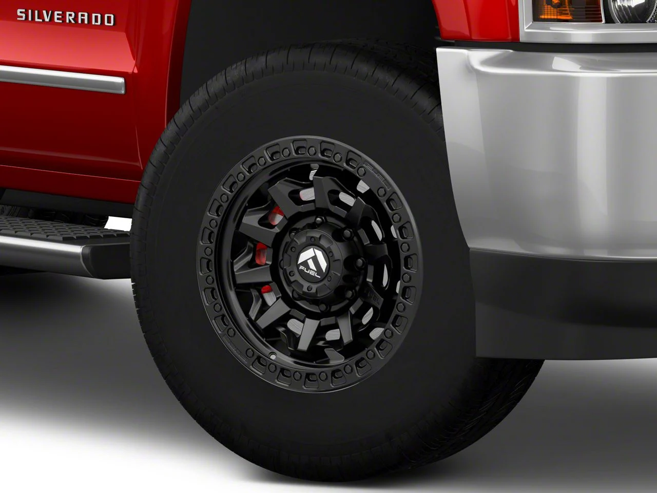 Fuel Wheels Covert Matte Black 8-Lug Wheel; 18x9; 20mm Offset (15-19 Silverado 3500 HD SRW)