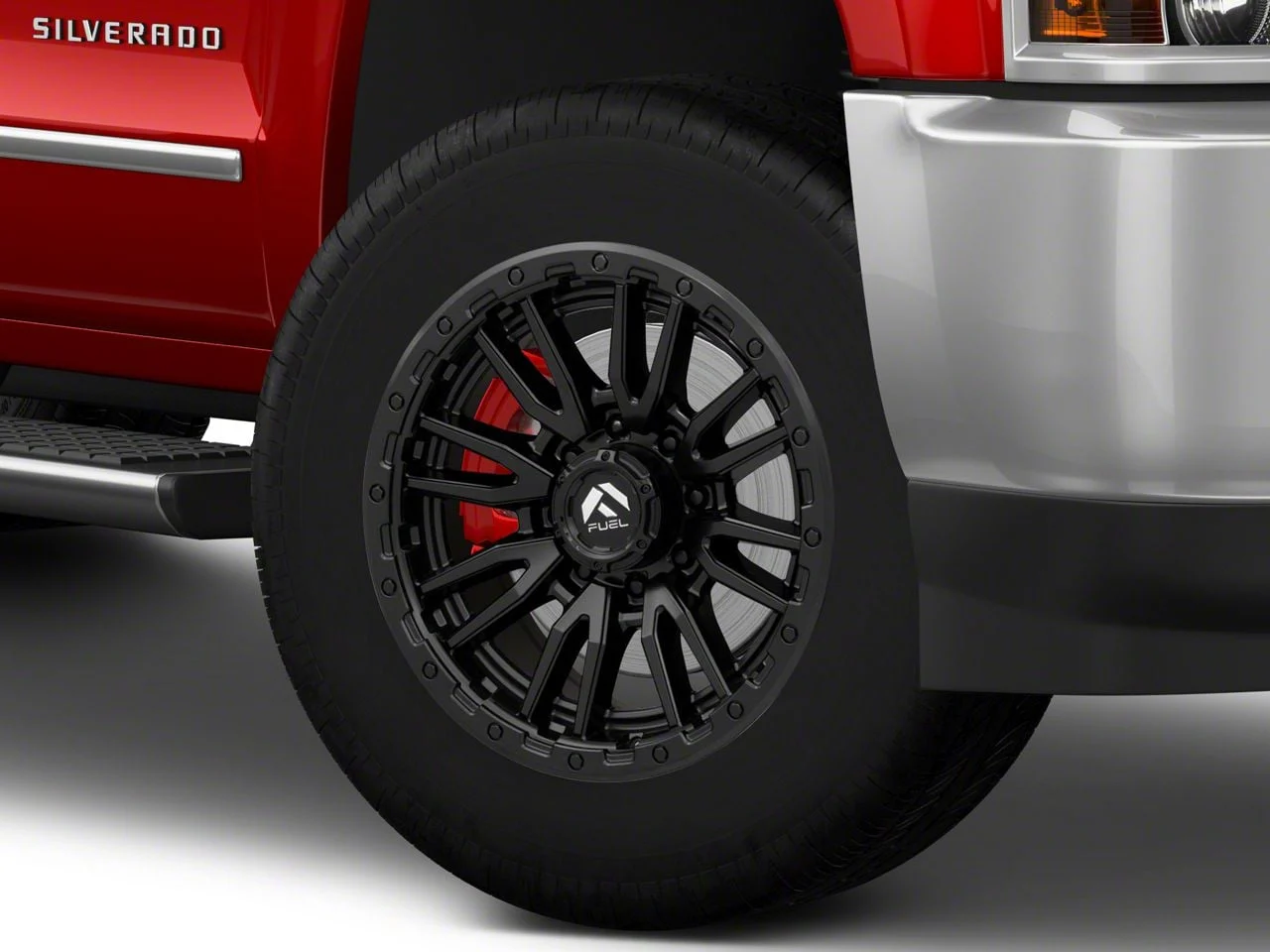 Fuel Wheels Rebel Matte Black 8-Lug Wheel; 20x9; 1mm Offset (15-19 Silverado 3500 HD SRW)