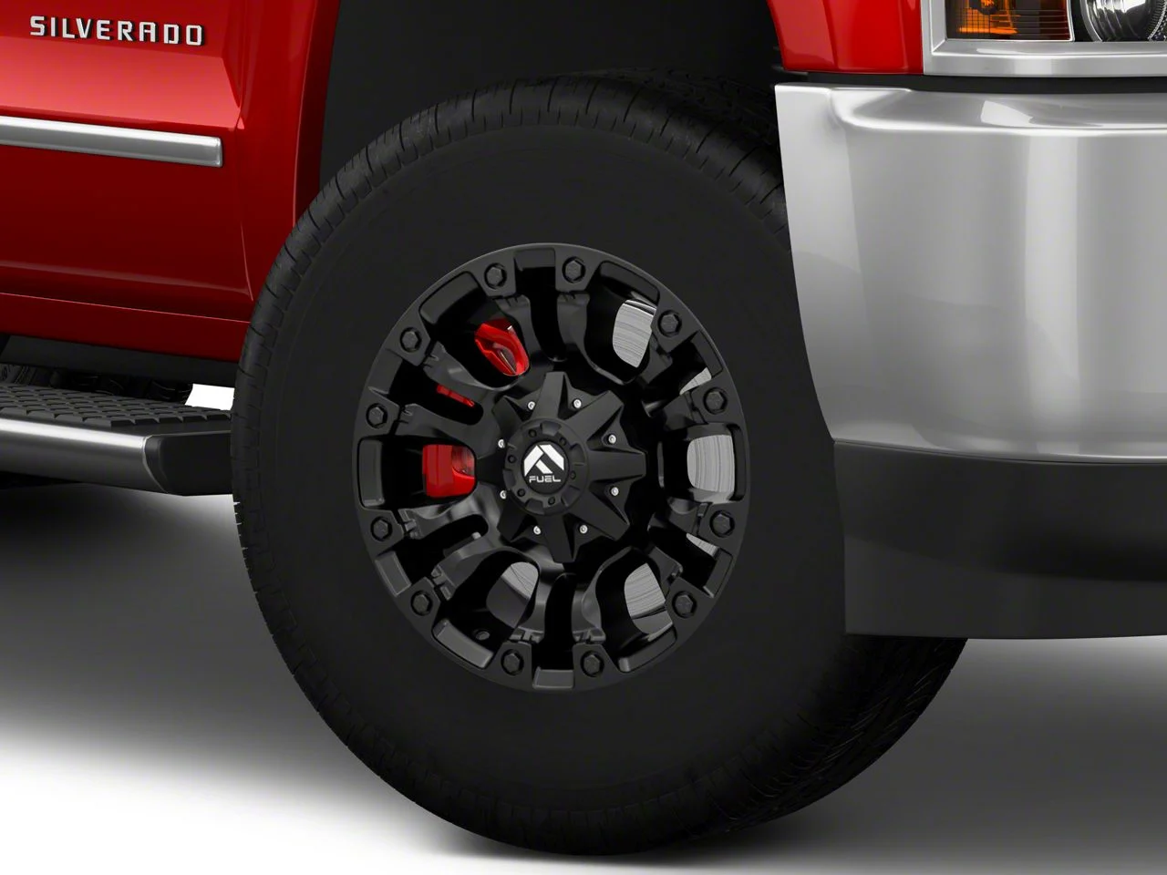Fuel Wheels Vapor Matte Black 8-Lug Wheel; 18x9; -12mm Offset (15-19 Silverado 3500 HD SRW)