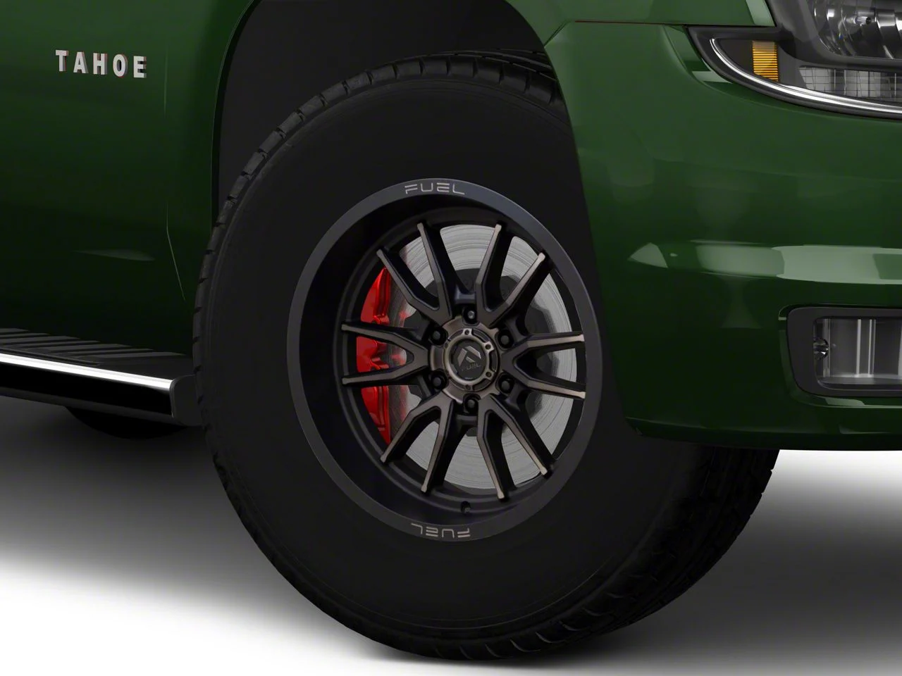 Fuel Wheels Clash Matte Black Double Dark Tint 6-Lug Wheel; 18x9; 1mm Offset (15-20 Tahoe)